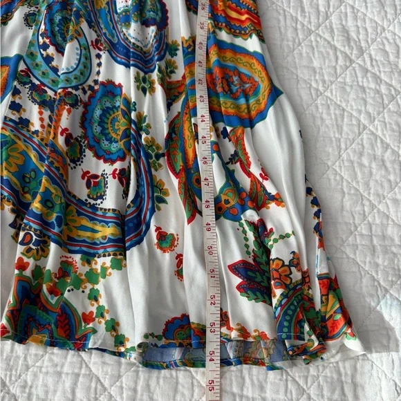 NWOT Colorful Paisley Print Women's Dress - Picture 2 of 9